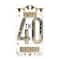 40th Birthday Dimensional Stickers by Recollections™